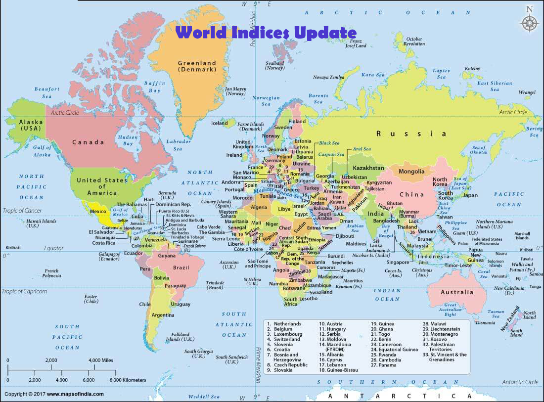 World Indices today morning 2-5-2024